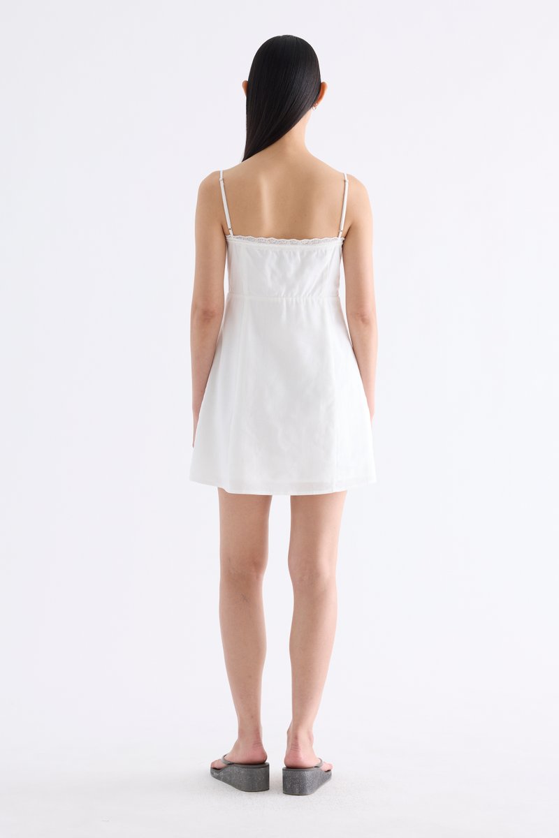 Quinelle Lace Trim Dress