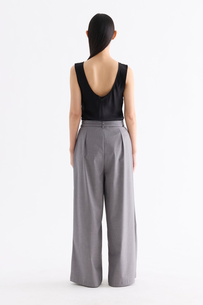 Sharelle High-Rise Pleat Pants