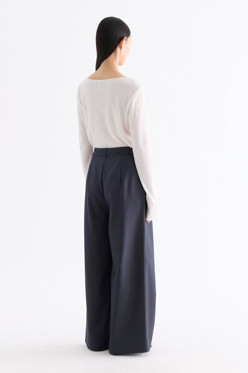 Sharelle High-Rise Pleat Pants