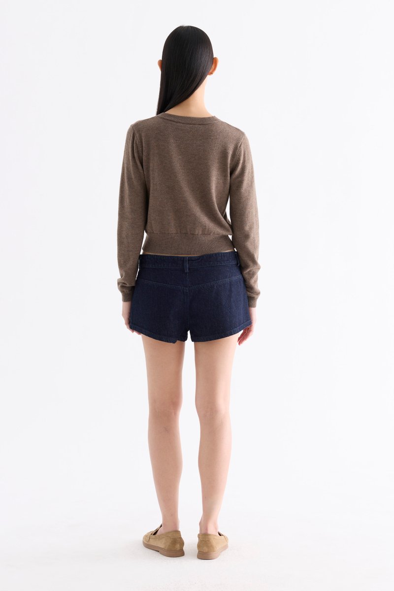 Jeralle Mid-Rise Mini Shorts