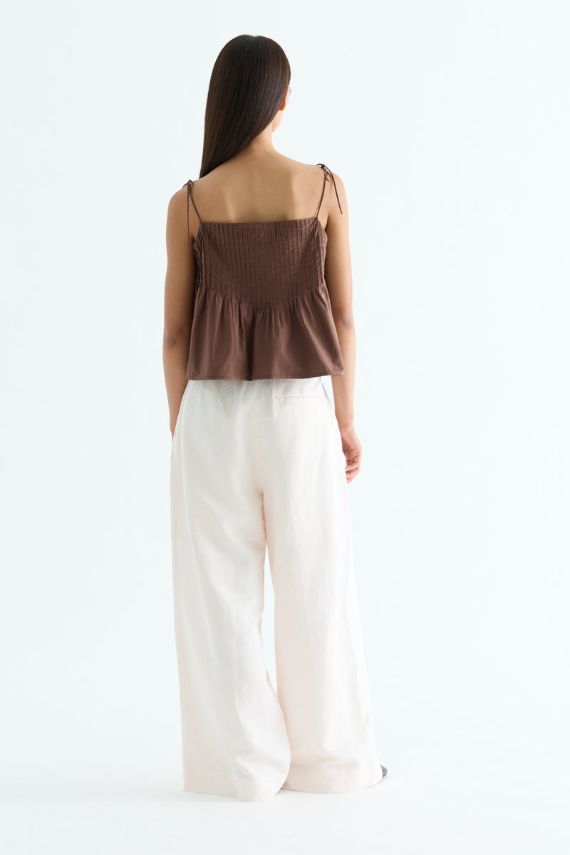 Brenelle Pin-tuck Top