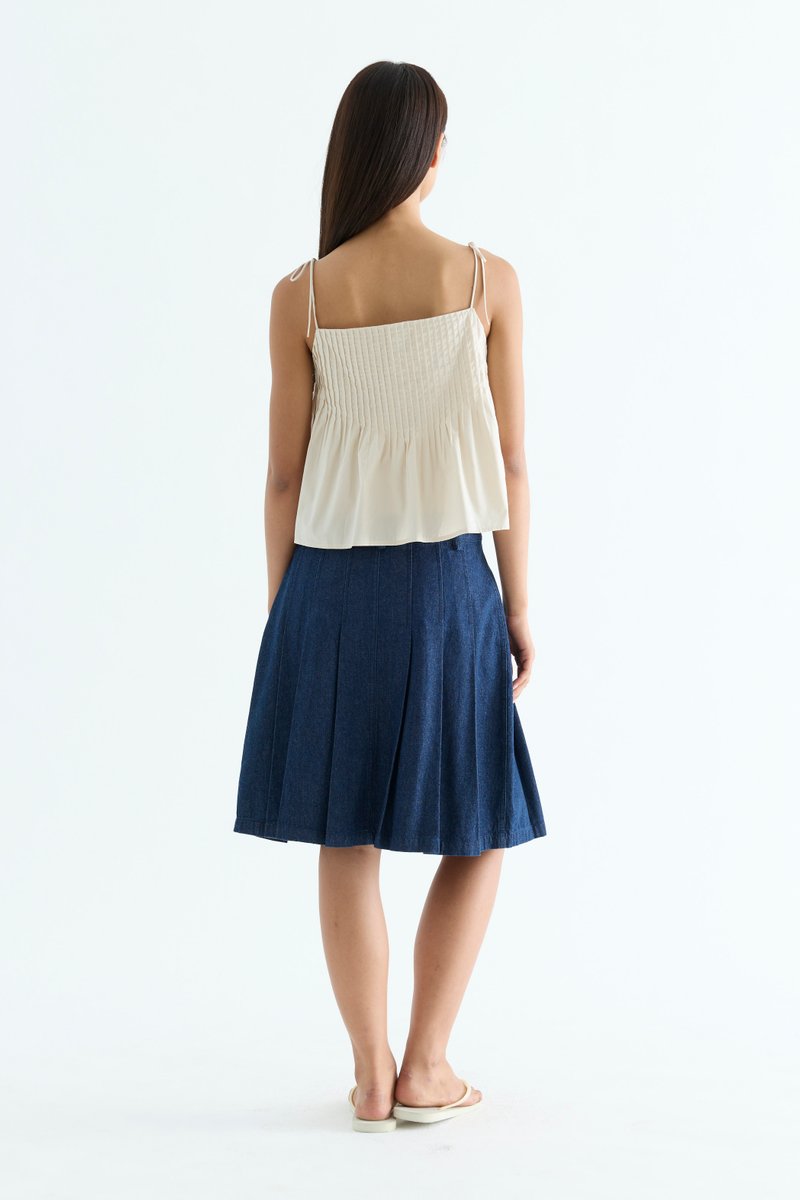 Brenelle Pin-tuck Top