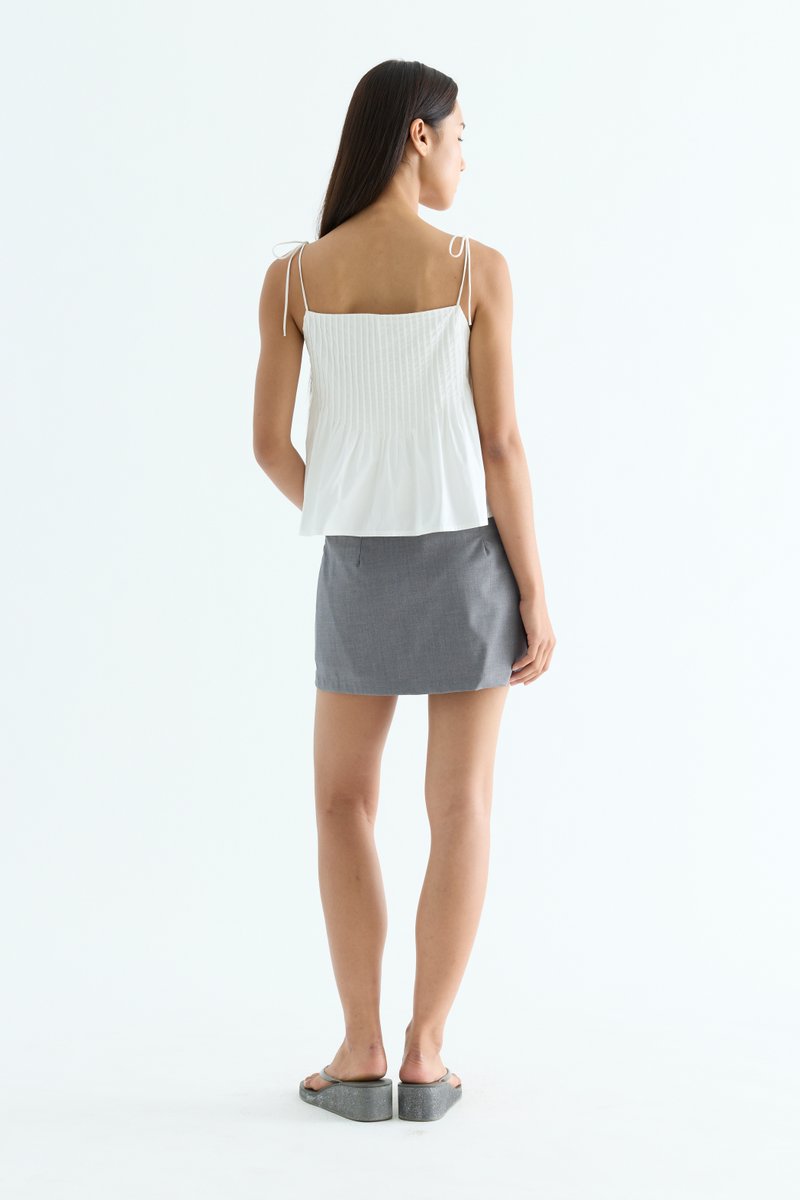 Brenelle Pin-tuck Top