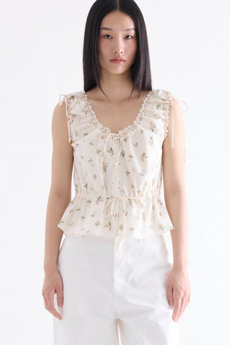 Delilah Strappy Drawstring Top