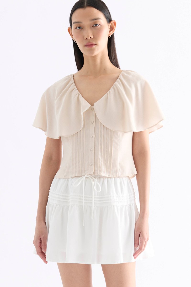 Jenesis Flutter Sleeve Top