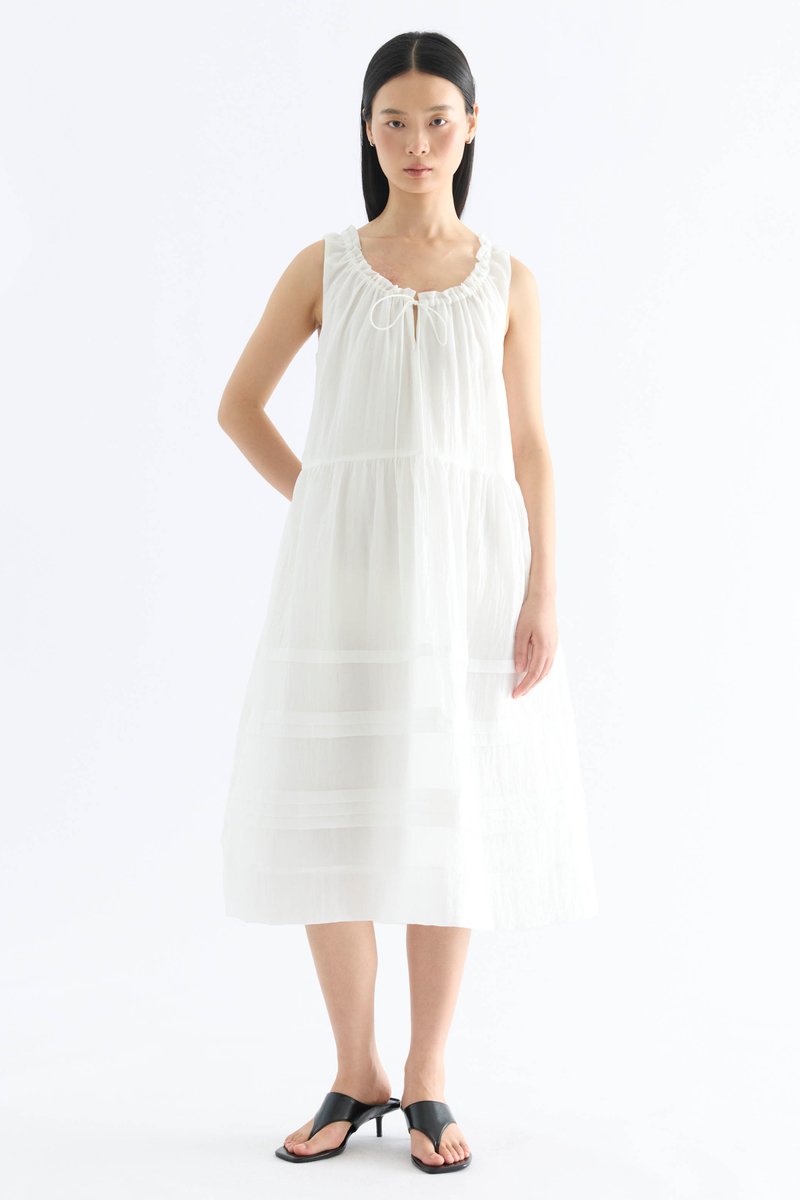 Leia Gathered Neck Dress