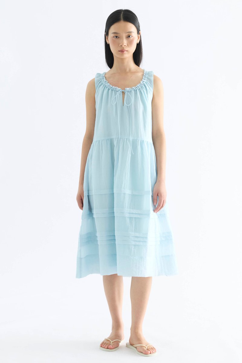 Leia Gathered Neck Dress