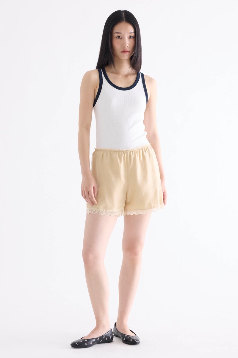 Lace Trim Shorts