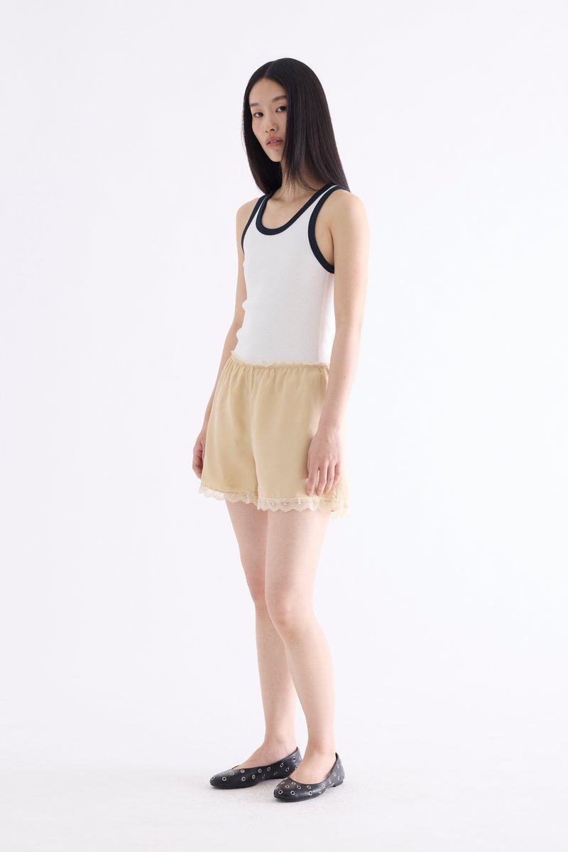 Lace Trim Shorts