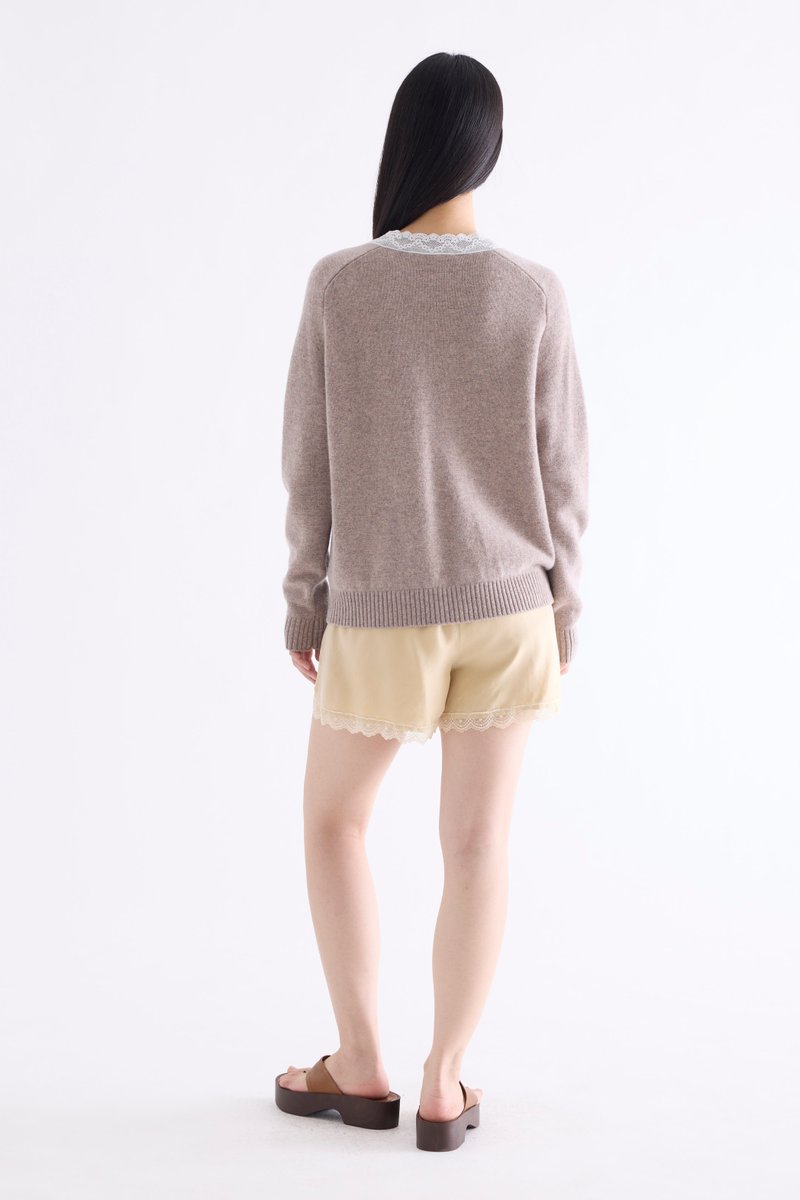 Lace Neck Jumper
