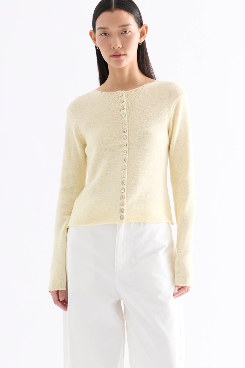 Alivia Button-Down Knit Cardigan