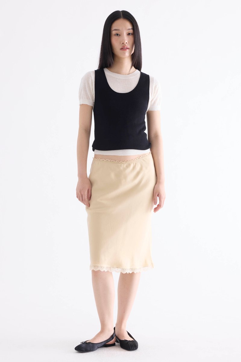 Lace Trim Skirt