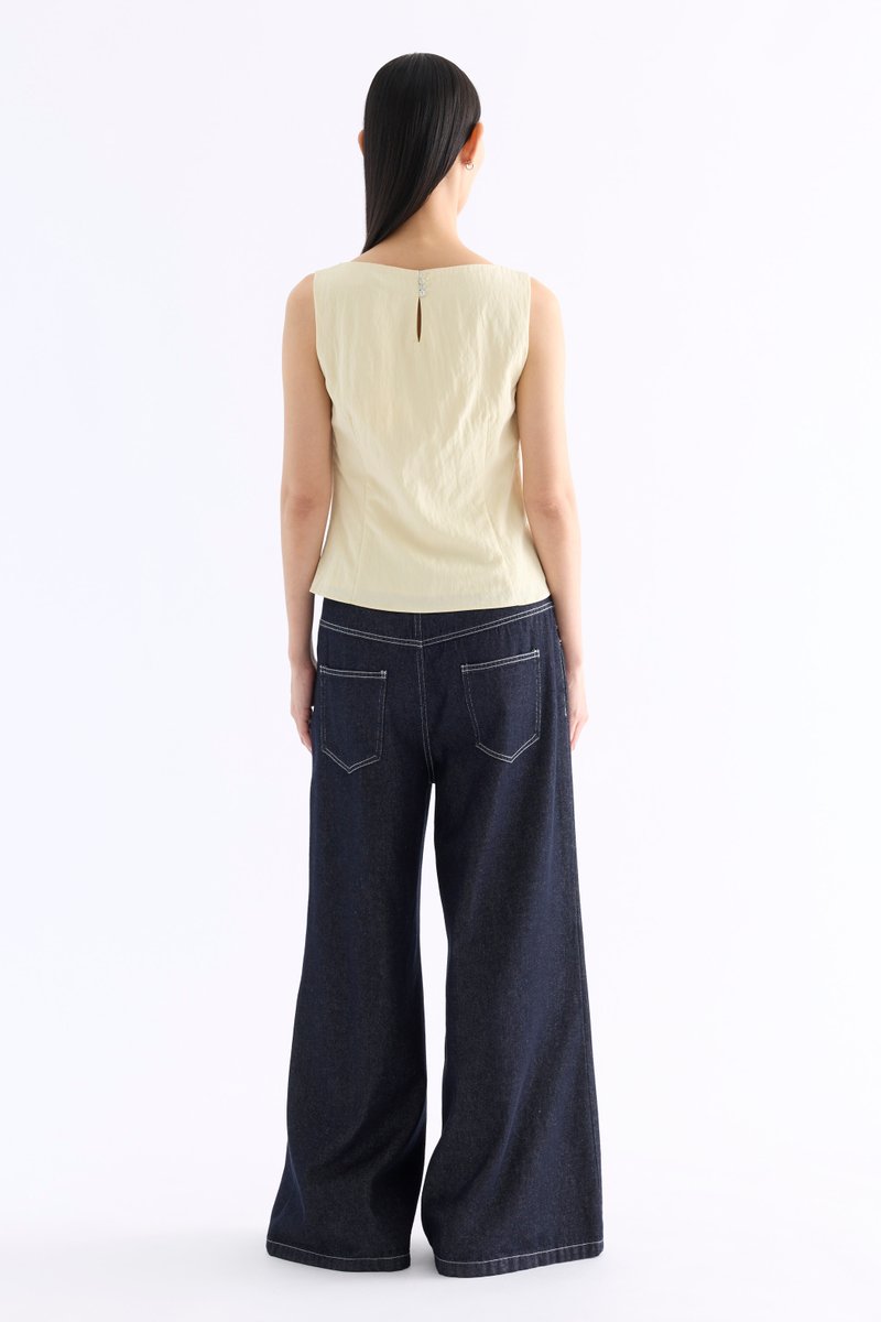 Adrina Boat-Neck Top