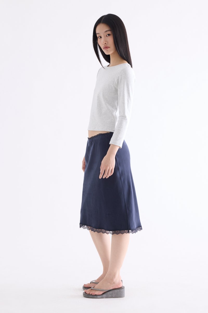 Lace Trim Skirt
