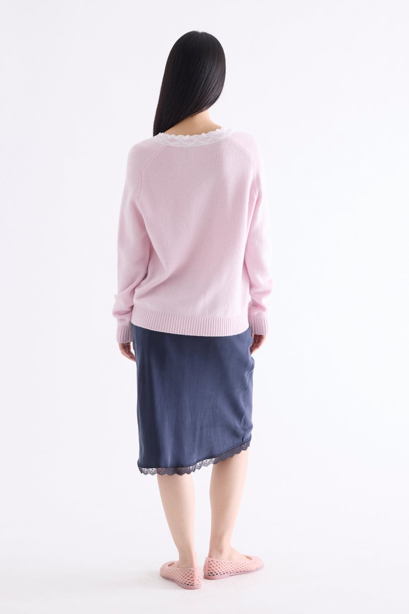 Lace Neck Jumper