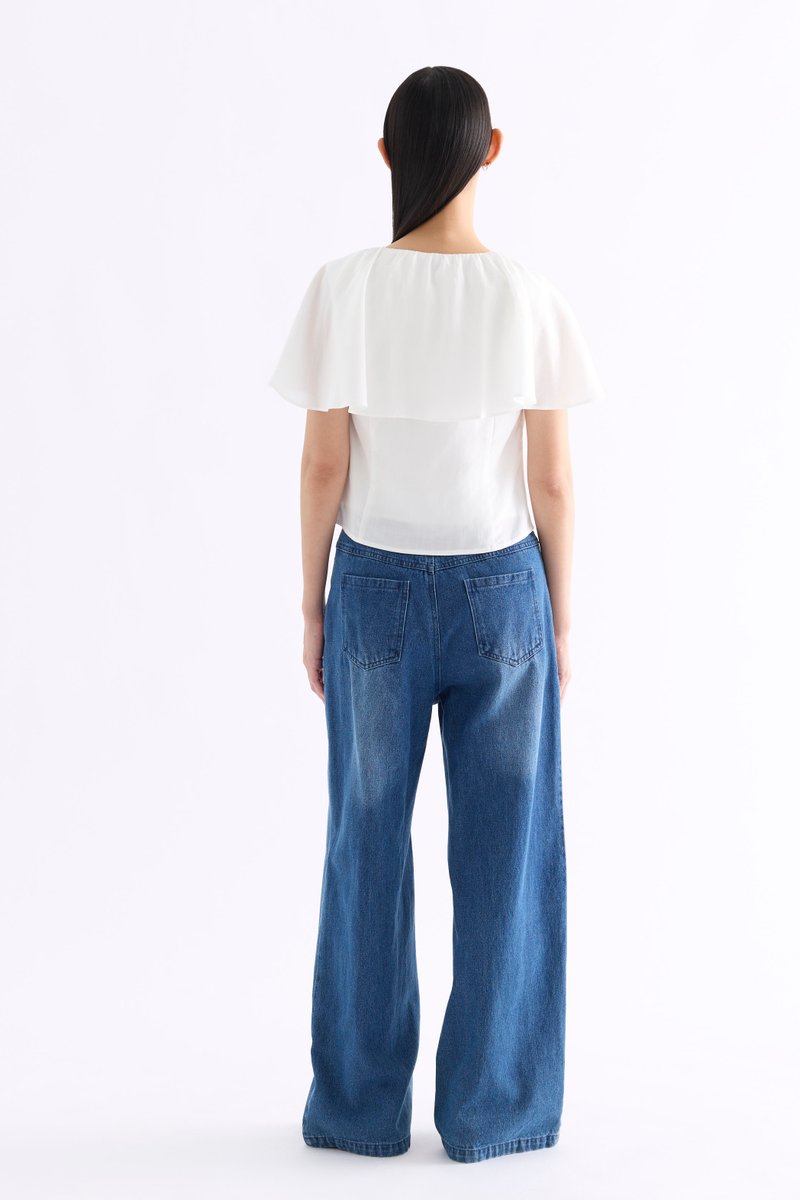 Jenesis Flutter Sleeve Top