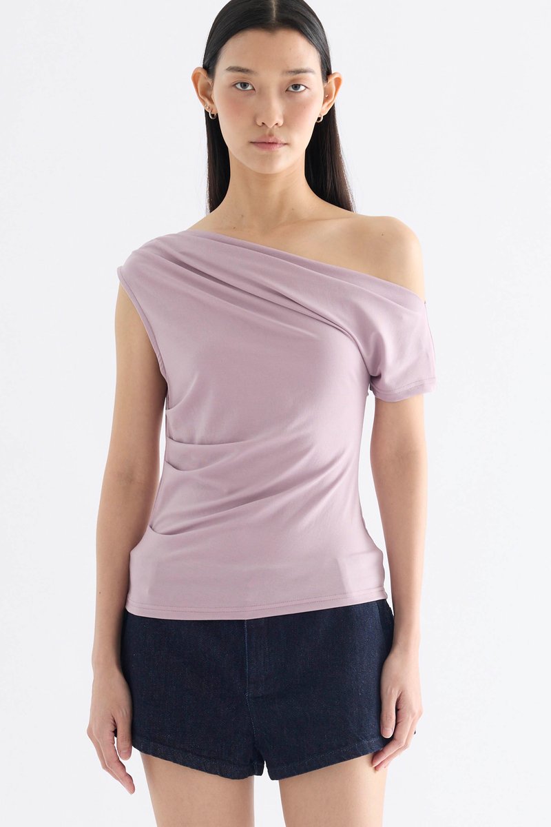 Maja Off Shoulder Drape Top