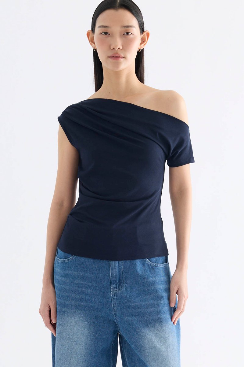 Maja Off Shoulder Drape Top