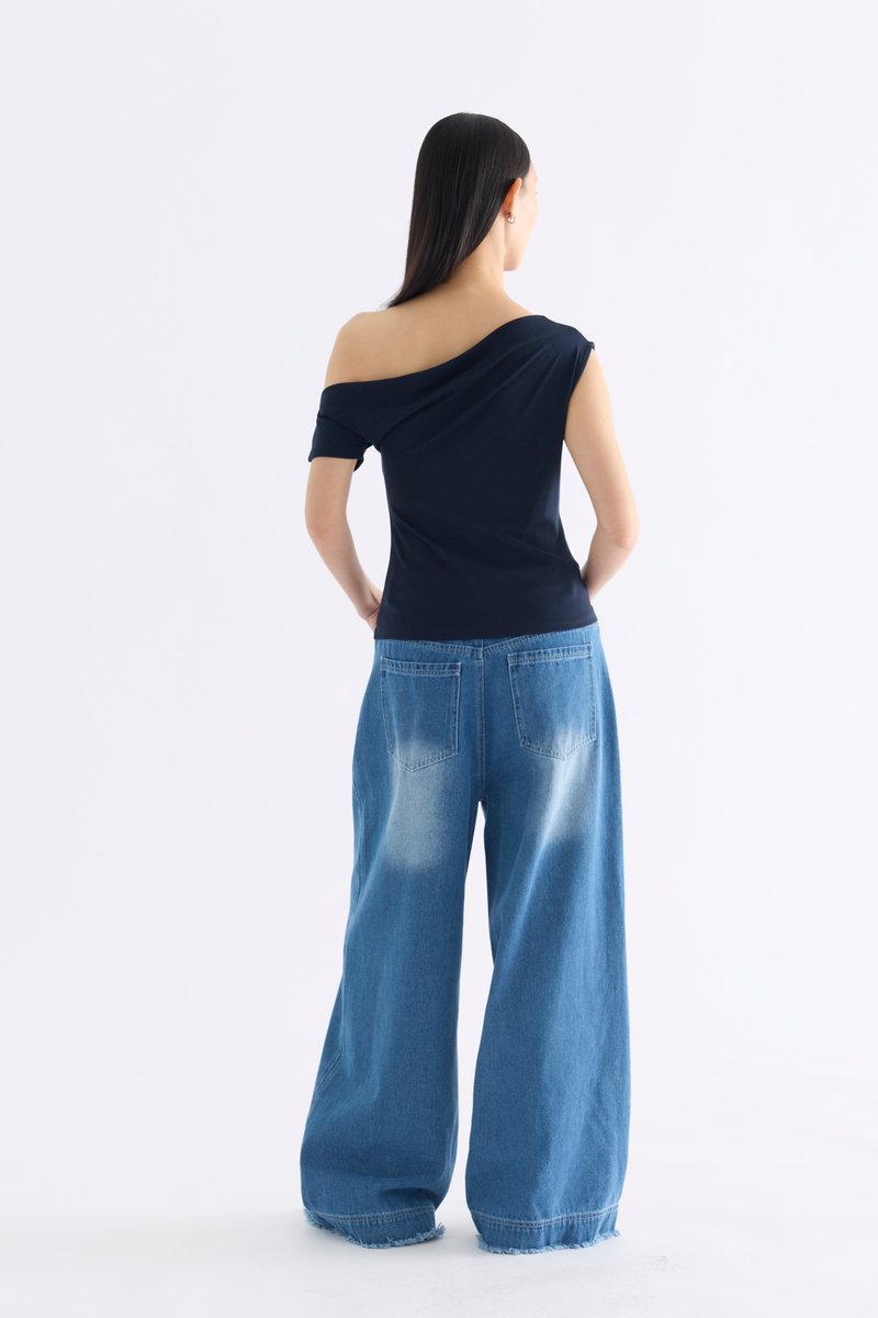 Maja Off Shoulder Drape Top