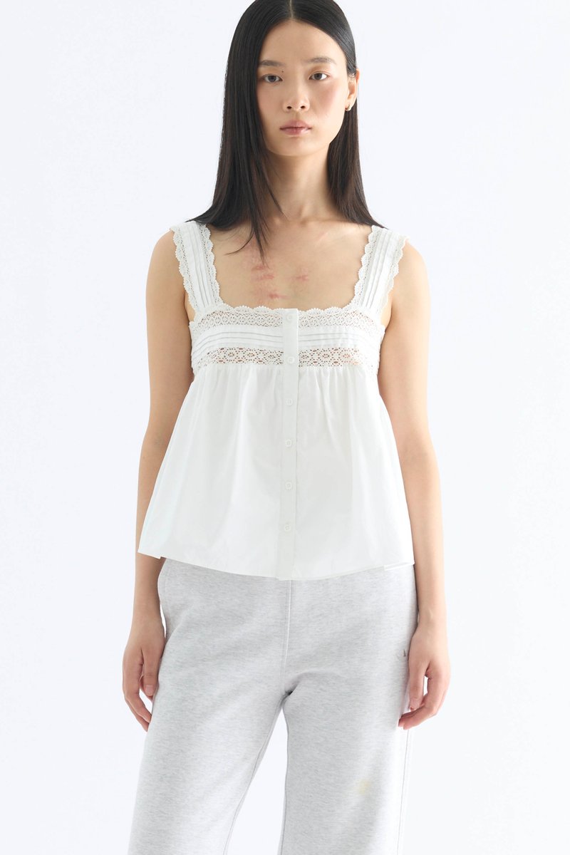 Belle Empire Lace Top