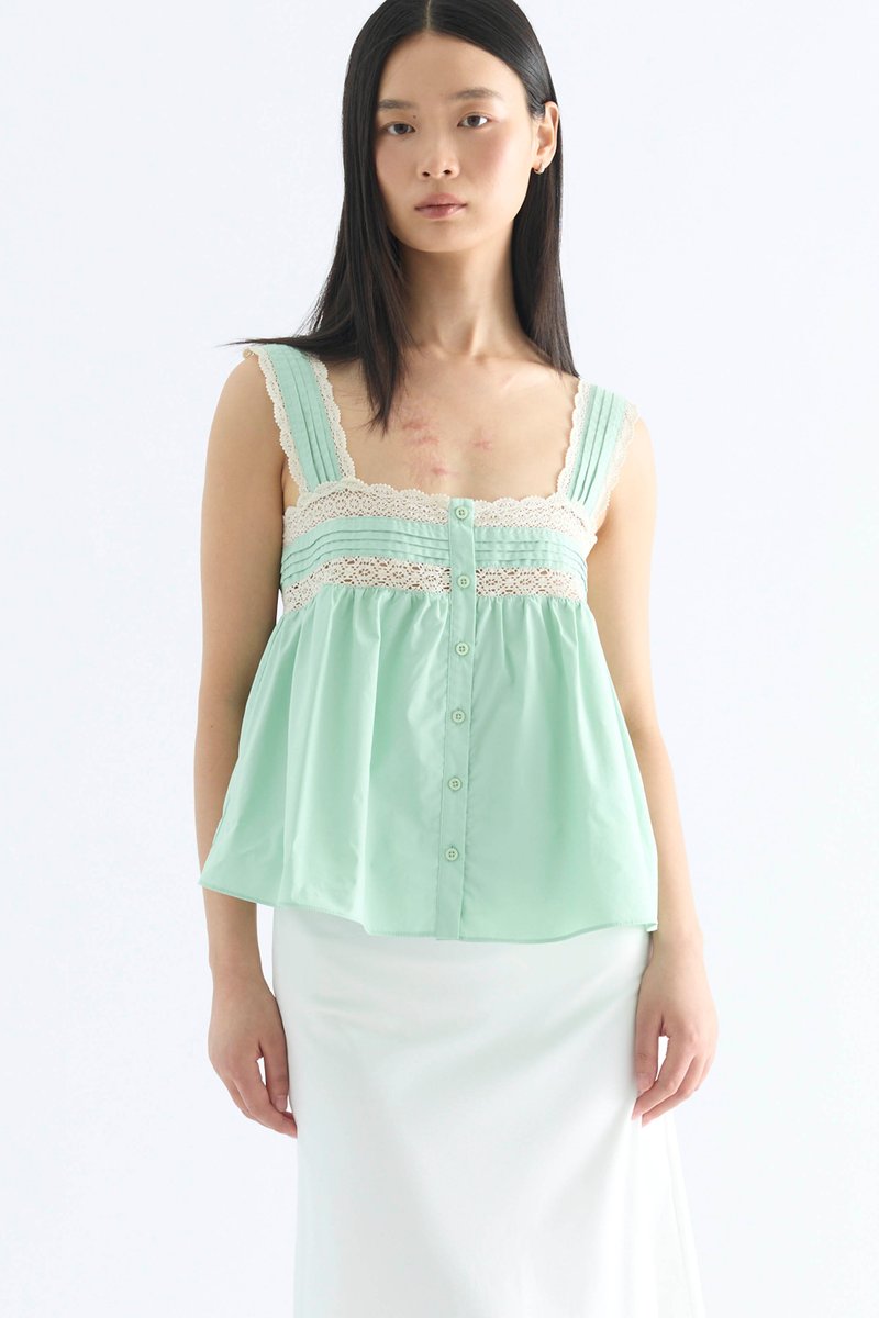 Belle Empire Lace Top