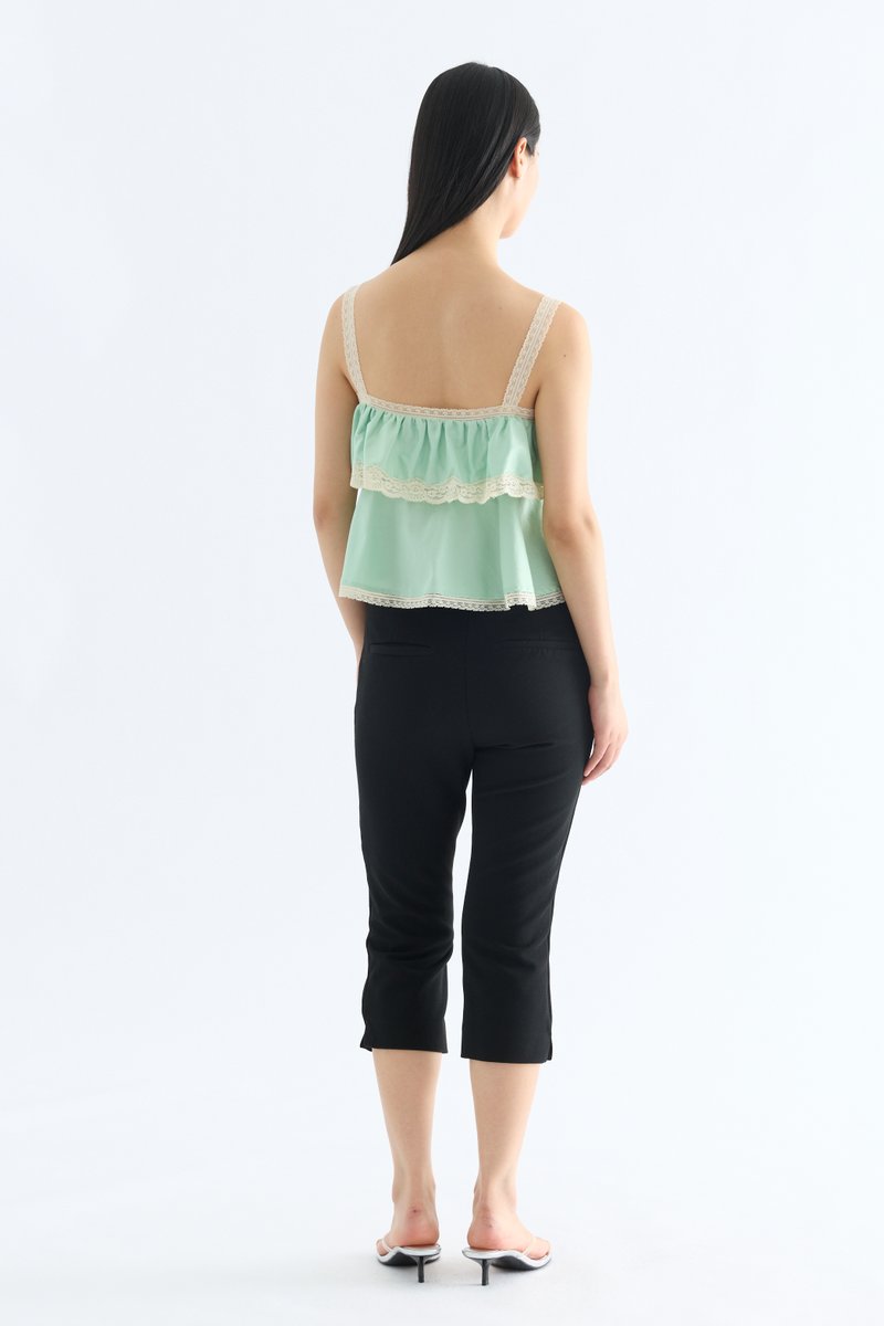 Carla Lace Tie-Strap Top