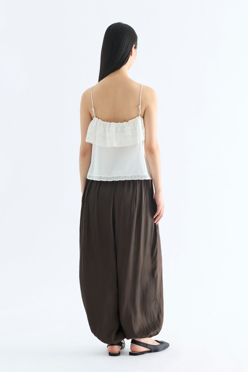 Jane Lace Button-Down Top