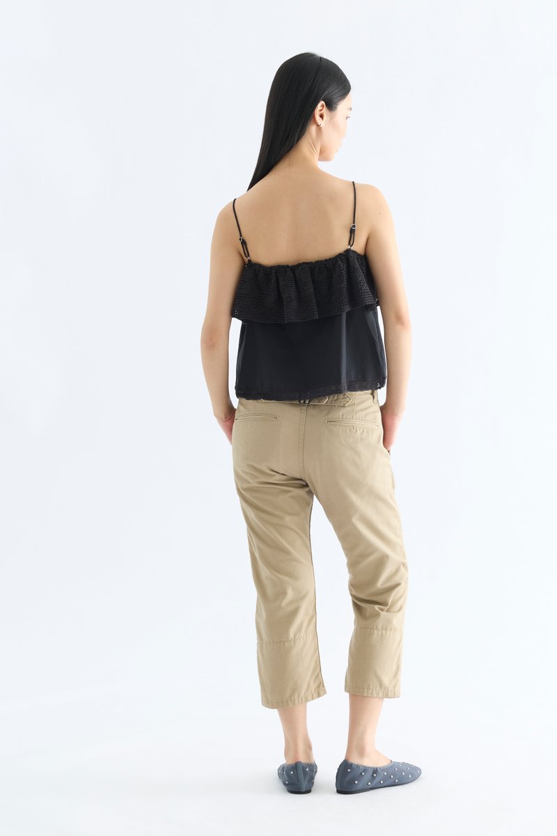 Jane Lace Button-Down Top