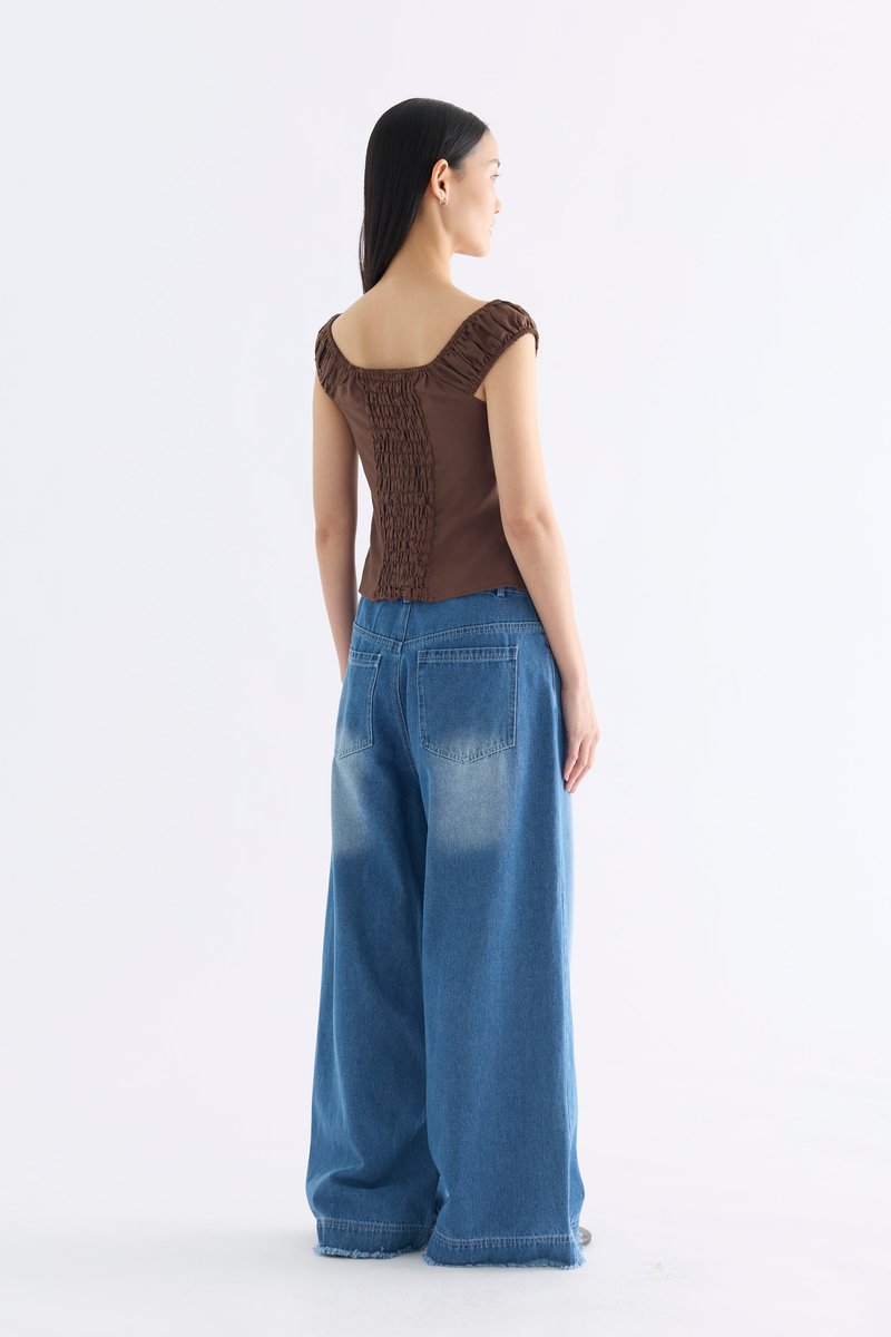 Rukaen Mid-Rise Straight Jeans