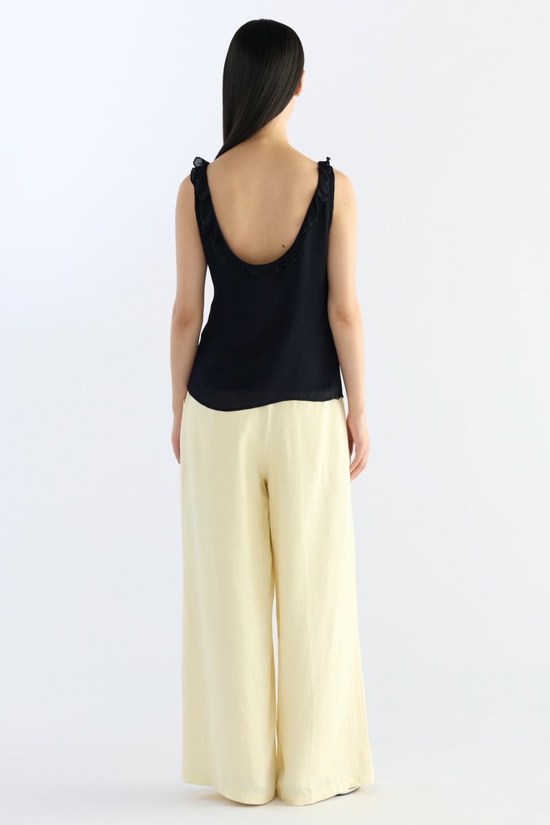 Midella Frill-Collar Top