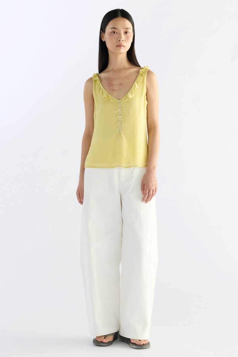 Midella Frill-Collar Top