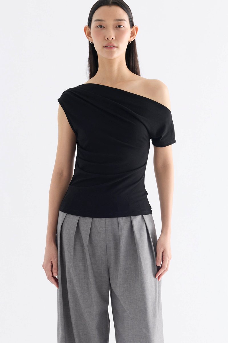Maja Off Shoulder Drape Top