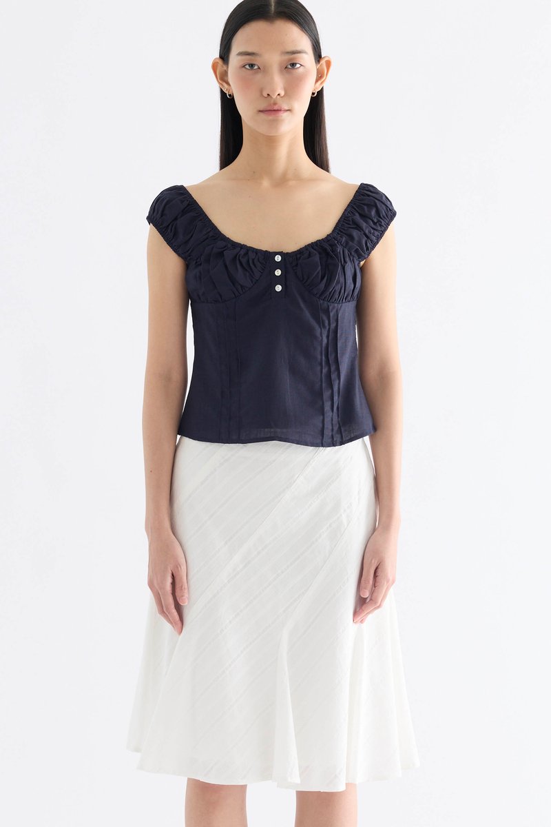 Kayla Ruch Strap Bustier Top