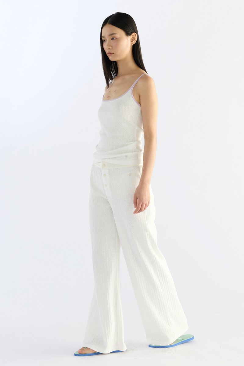 Pointelle Relaxed Pants