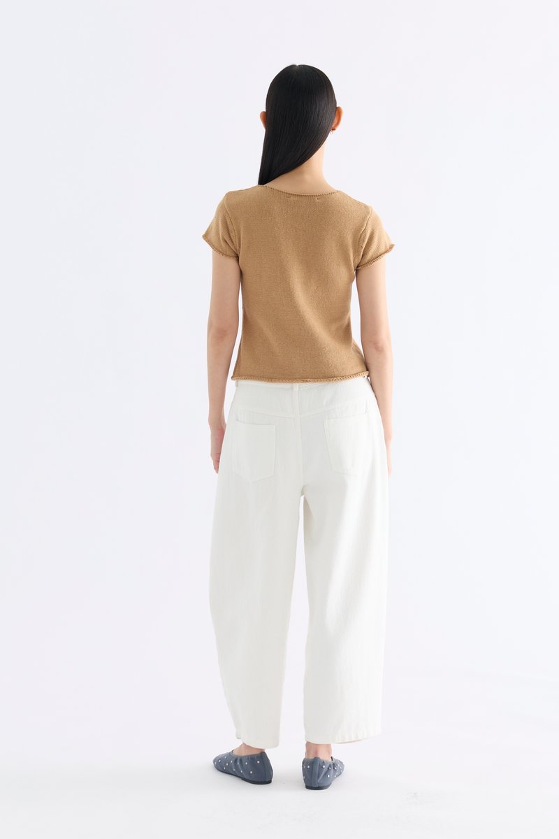 Kelyn Button-Down Knit Top
