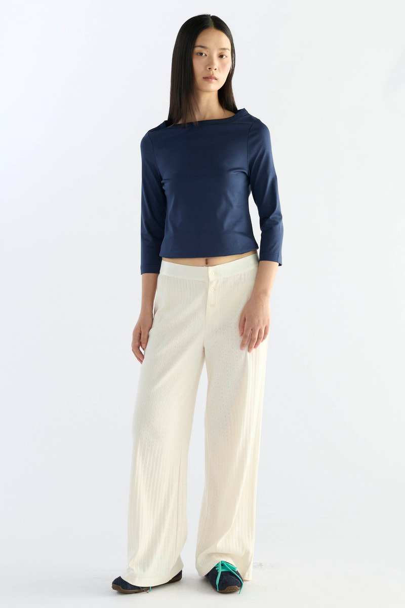 Pointelle Relaxed Pants
