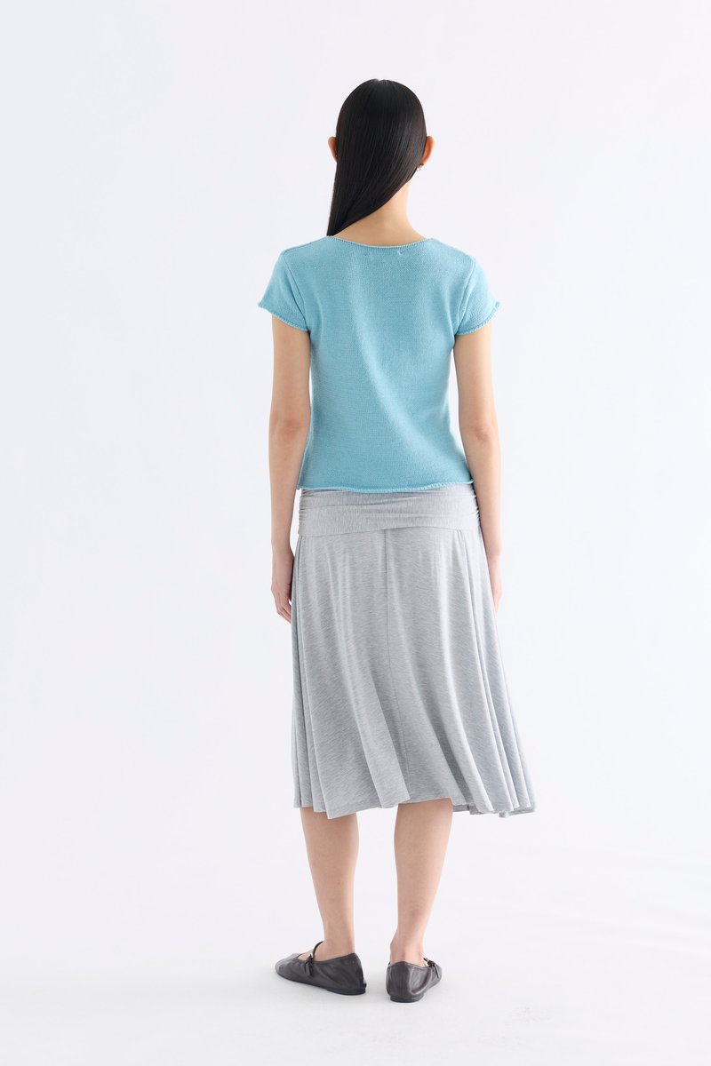 Kelyn Button-Down Knit Top