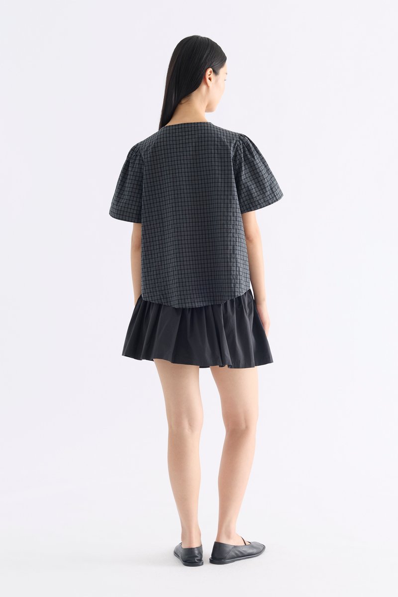 Selene Front-Tie Blouse