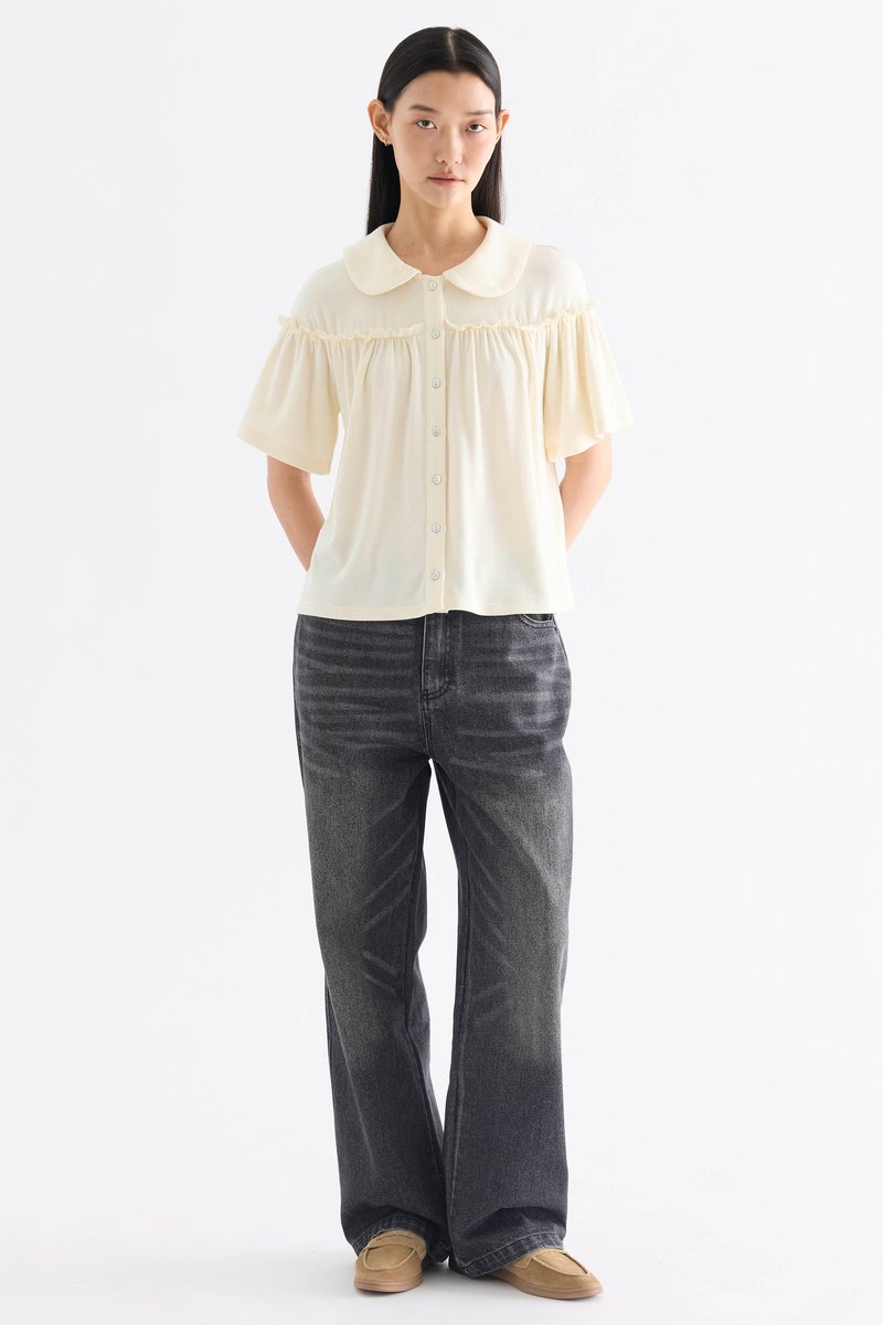 Dion Mid-Rise Straight Leg Jeans