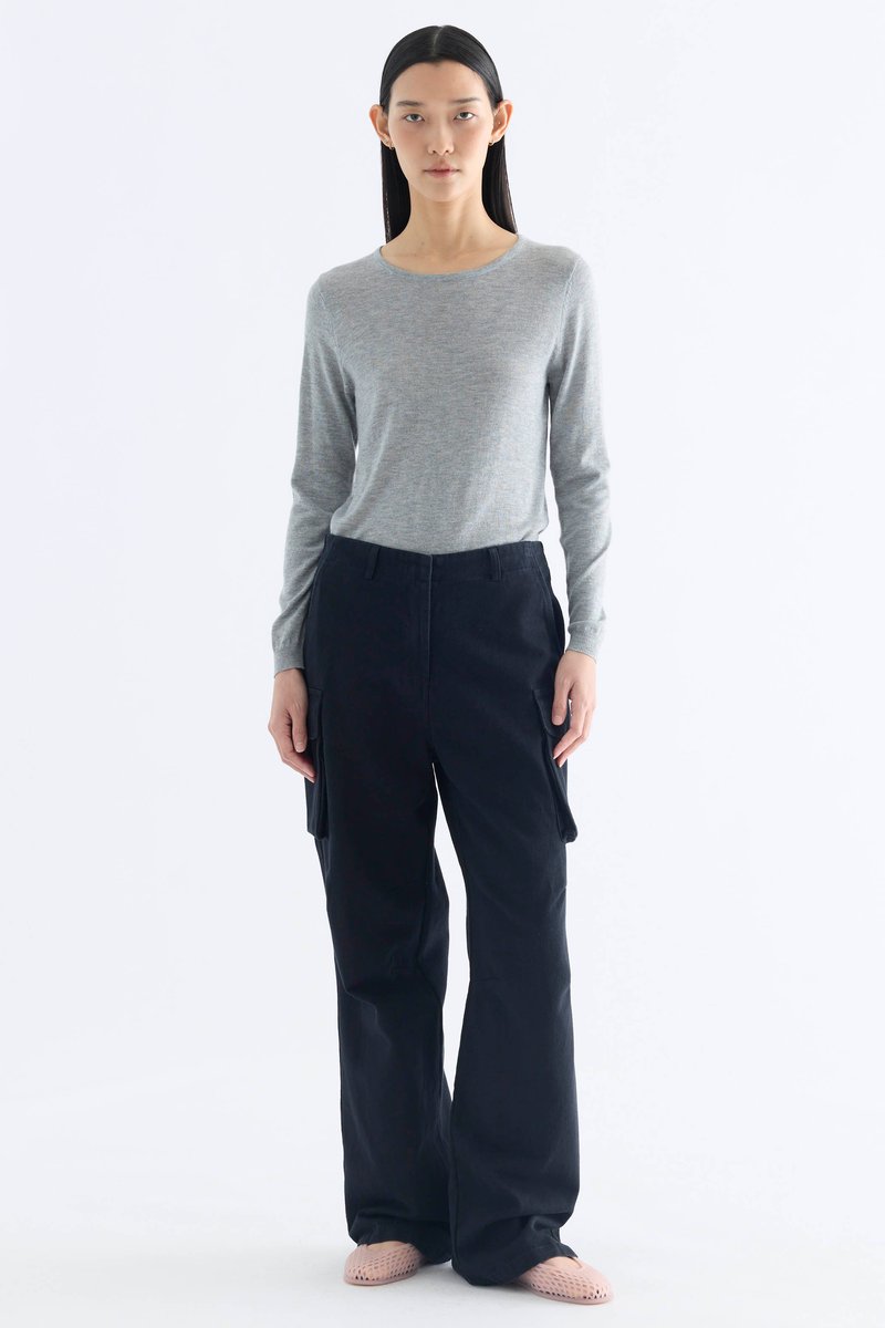 Carlo Mid-Rise Straight Leg Cargo Jeans