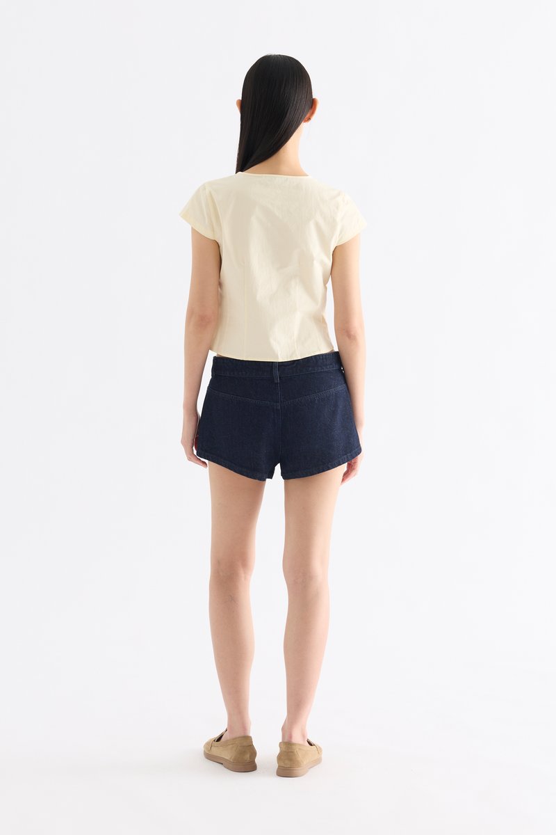 Emilia Ribbon Cap Sleeve Top