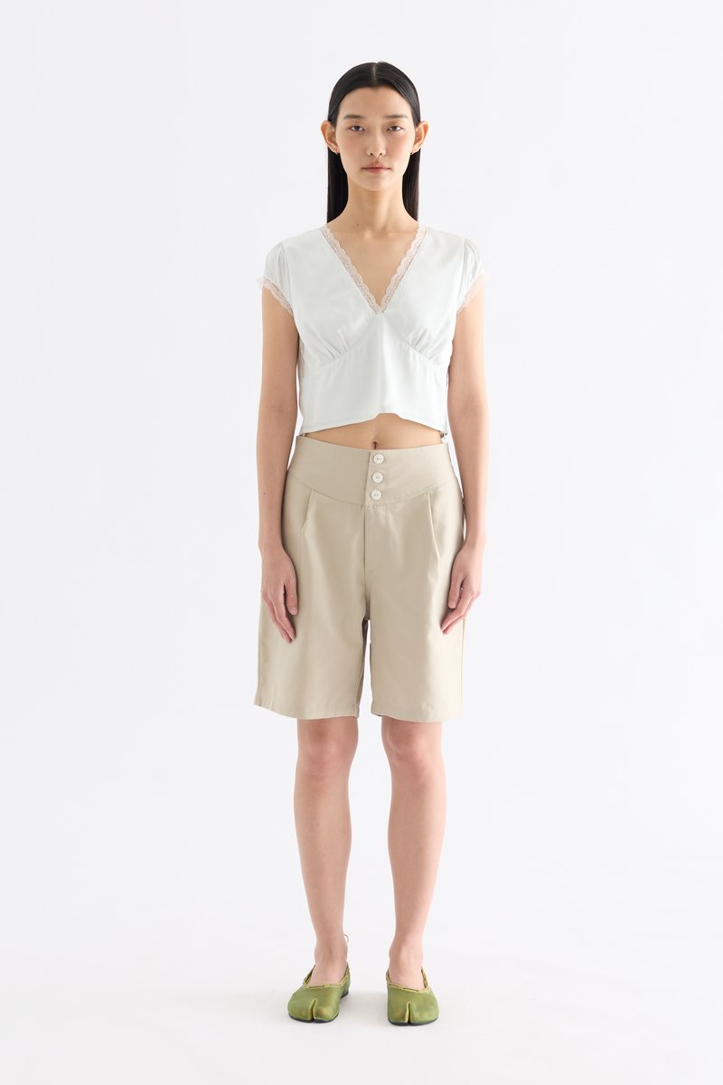 Dean Mid-Rise Half Button Berms