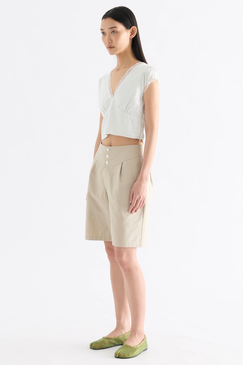 Dean Mid-Rise Half Button Berms