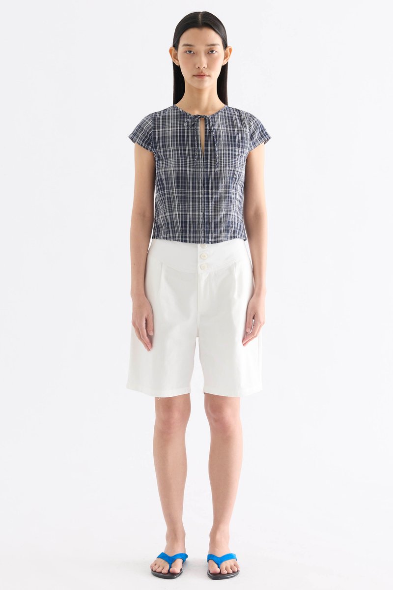 Dean Mid-Rise Half Button Berms