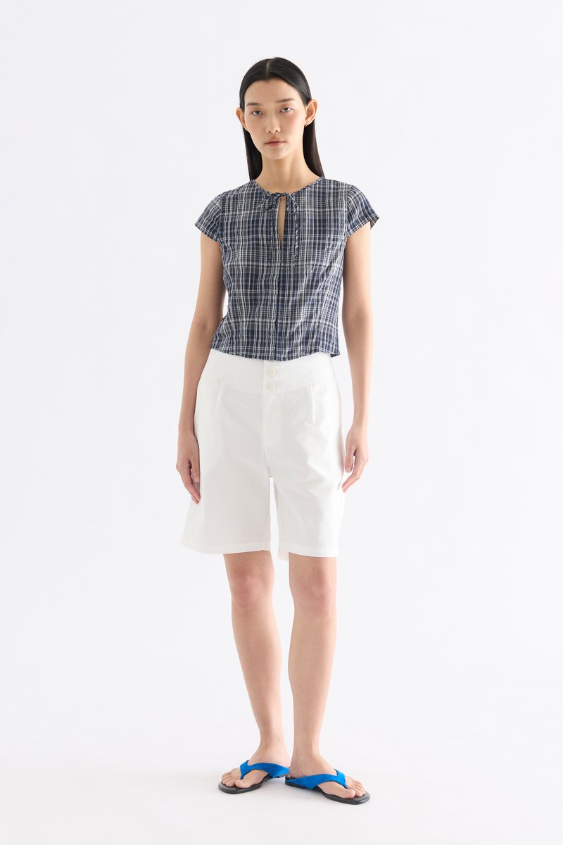 Emilia Ribbon Cap Sleeve Top