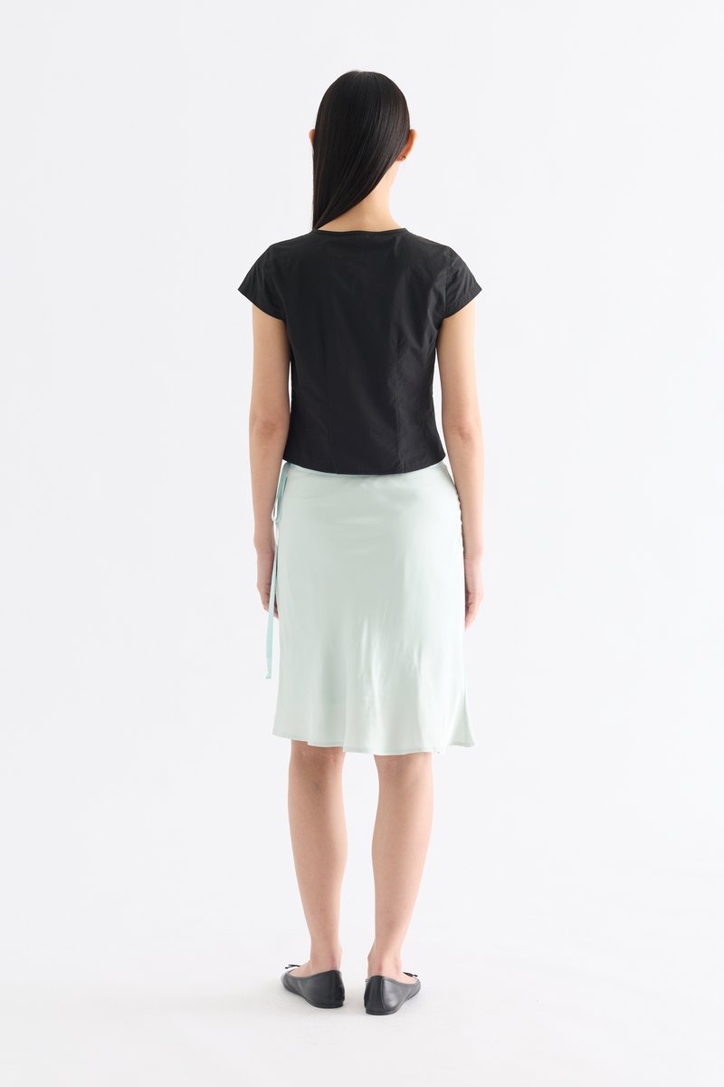 Emilia Ribbon Cap Sleeve Top