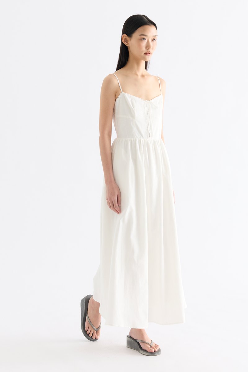 Rowyn Crochet-Trim Dress