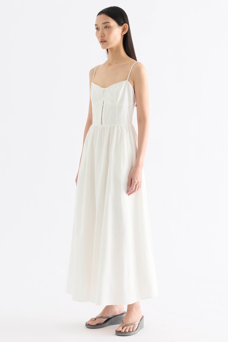 Rowyn Crochet-Trim Dress