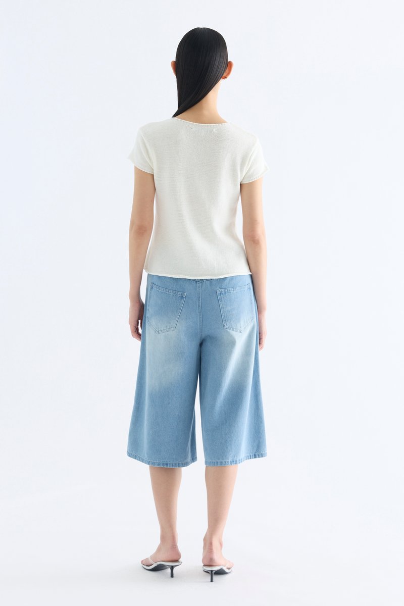 Kelyn Button-Down Knit Top