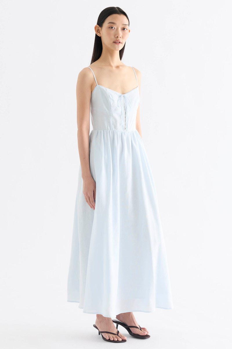 Rowyn Crochet-Trim Dress